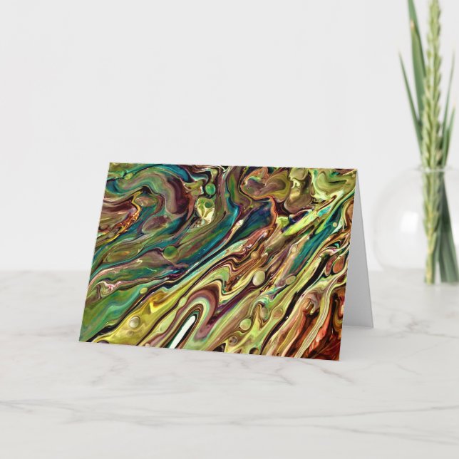 Abstraite Color Study 238, carte (Devant)