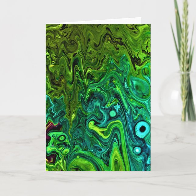 Abstraite Color Study 246, carte (Devant)