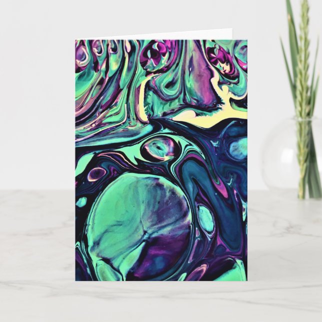 Abstraite Color Study 279, carte (Devant)