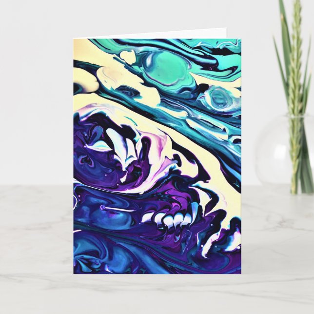 Abstraite Color Study 280, carte (Devant)