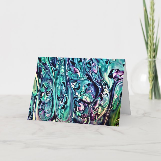 Abstraite Color Study 285, carte (Devant)