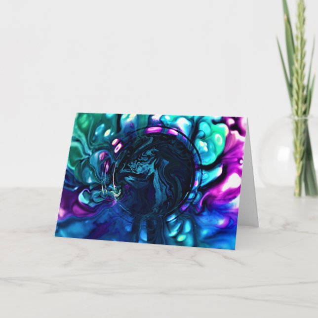 Abstraite Color Study 287, carte (Devant)