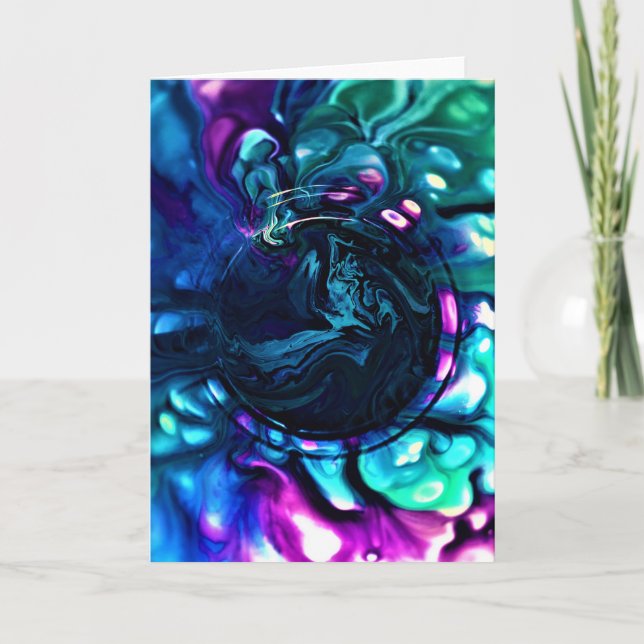 Abstraite Color Study 287, carte (Devant)