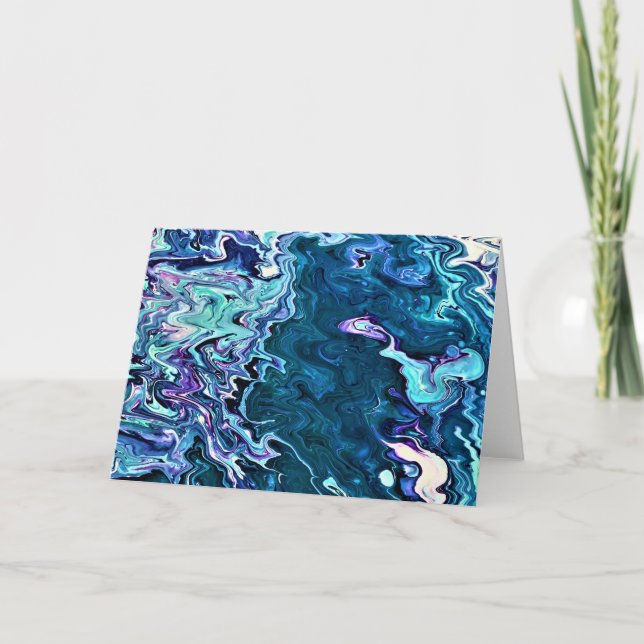 Abstraite Color Study 293, carte (Devant)