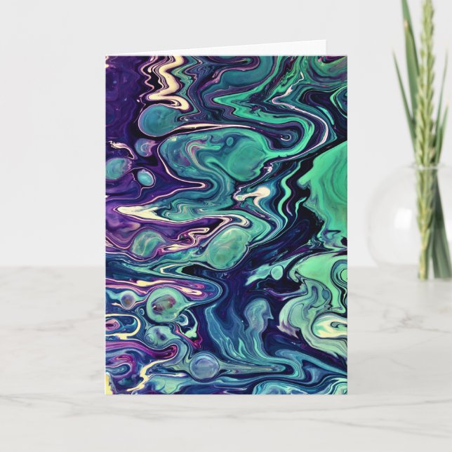 Abstraite Color Study 296, carte (Devant)