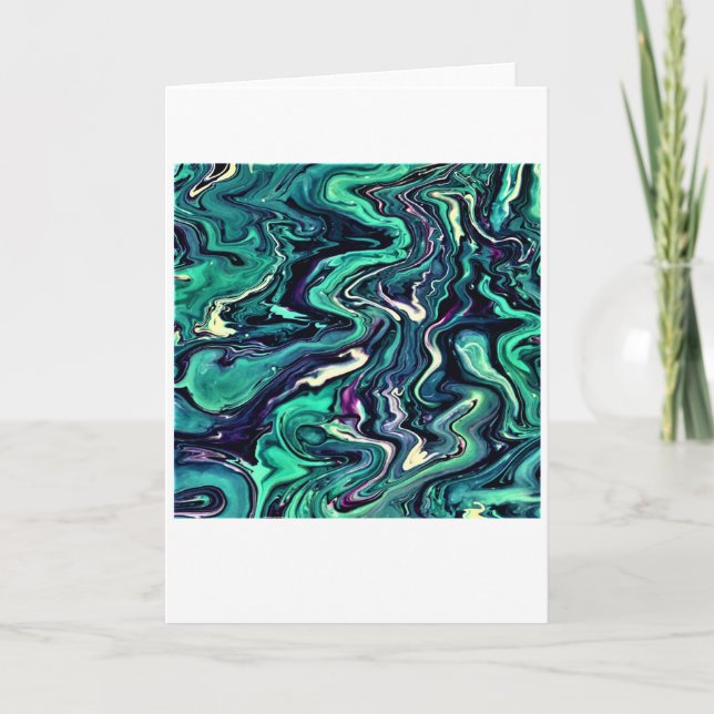 Abstraite Color Study 297, carte (Devant)