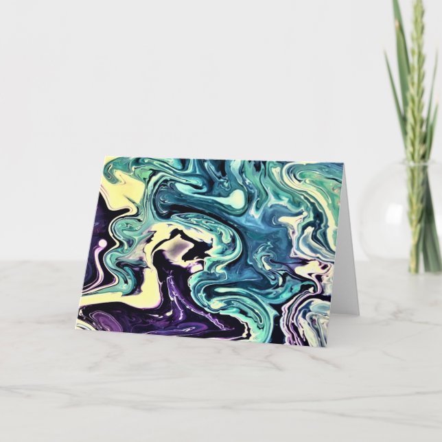 Abstraite Color Study 298, carte (Devant)