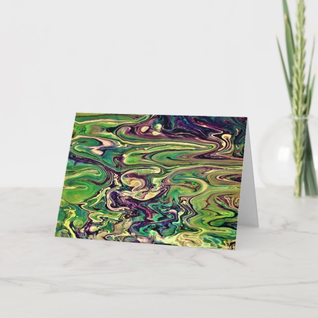 Abstraite Color Study 299, carte (Devant)