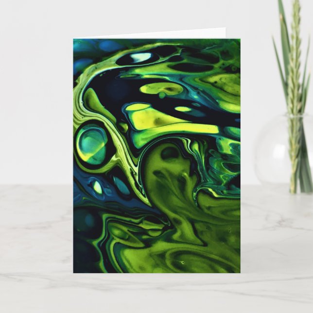 Abstraite Color Study 302, carte (Devant)