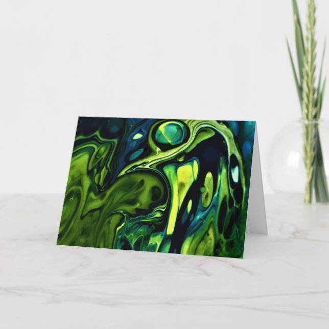 Abstraite Color Study 302, carte (Devant)