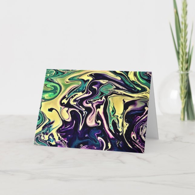 Abstraite Color Study 308, carte (Devant)