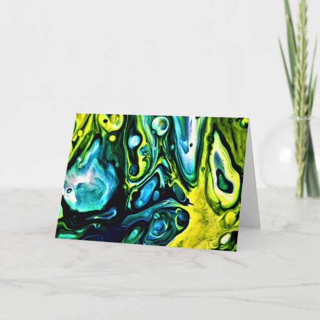 Abstraite Color Study 314, carte (Devant)