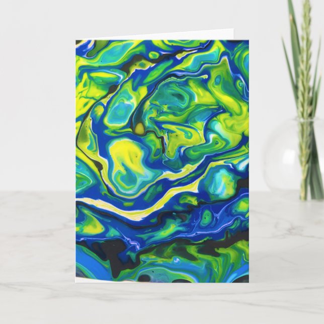 Abstraite Color Study 317, carte (Devant)