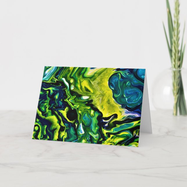 Abstraite Color Study 319, carte (Devant)