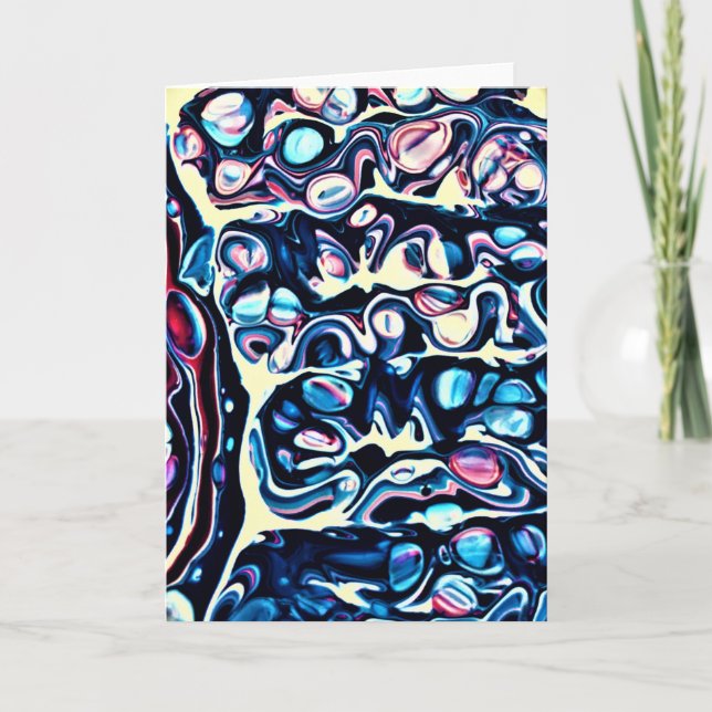 Abstraite Color Study 334, carte (Devant)