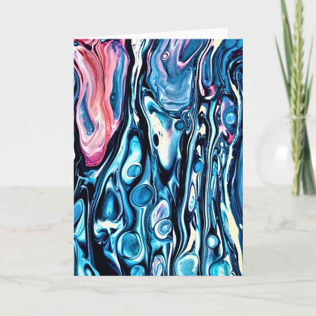 Abstraite Color Study 343, carte (Devant)