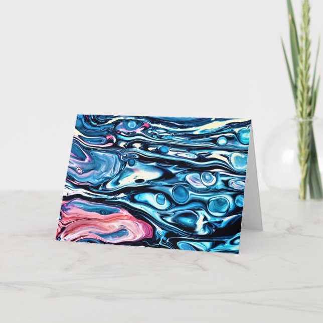 Abstraite Color Study 343, carte (Devant)