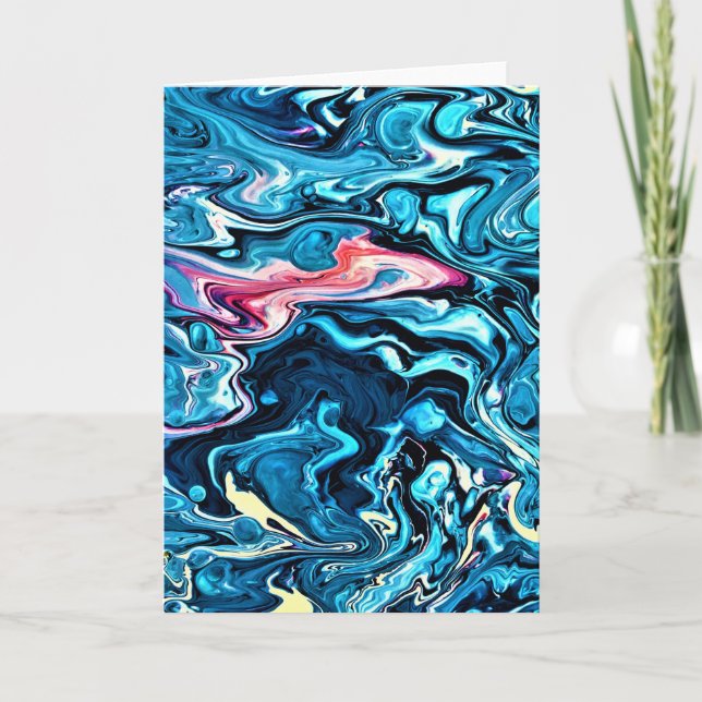 Abstraite Color Study 345, carte (Devant)