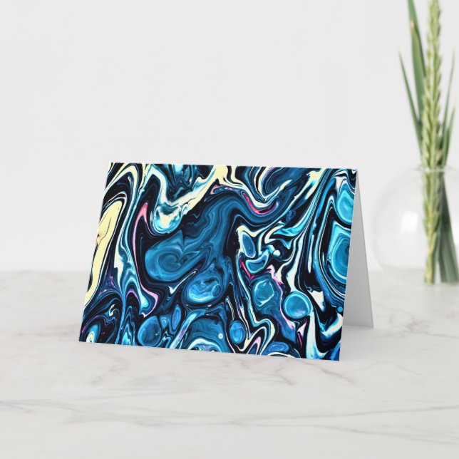 Abstraite Color Study 346, carte (Devant)