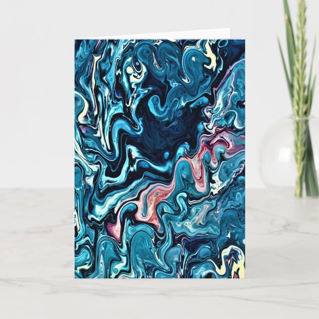 Abstraite Color Study 347, carte (Devant)