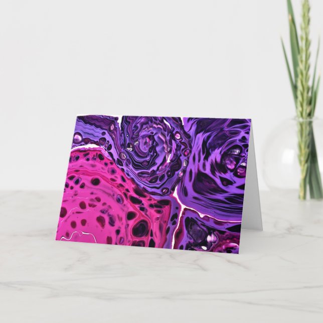 Abstraite Color Study 377, carte (Devant)