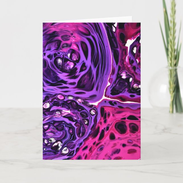 Abstraite Color Study 378, carte (Devant)