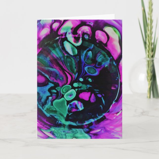 Abstraite Color Study 379, carte (Devant)