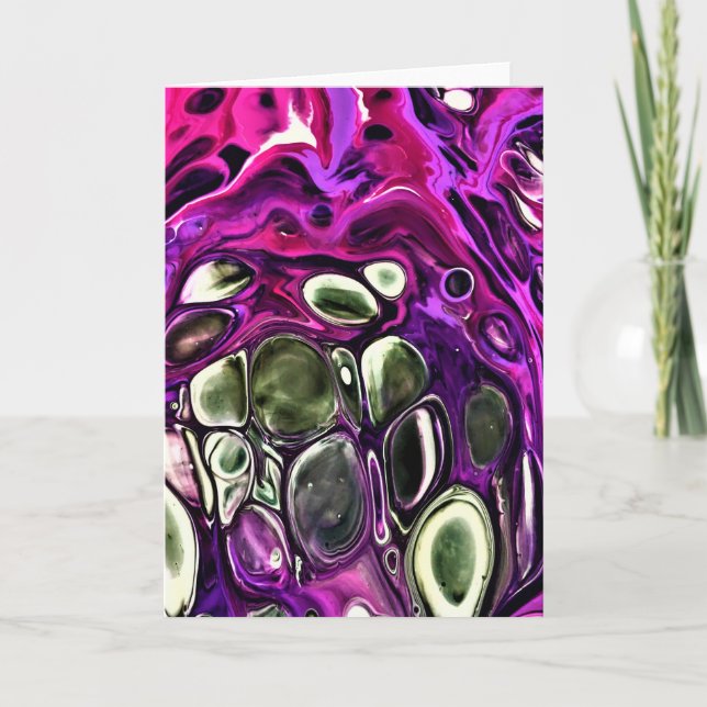 Abstraite Color Study 381, carte (Devant)