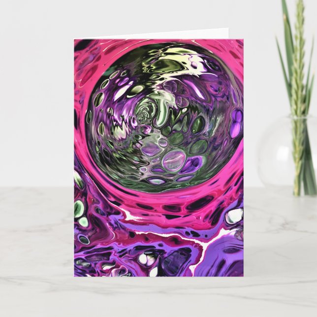 Abstraite Color Study 383, carte (Devant)