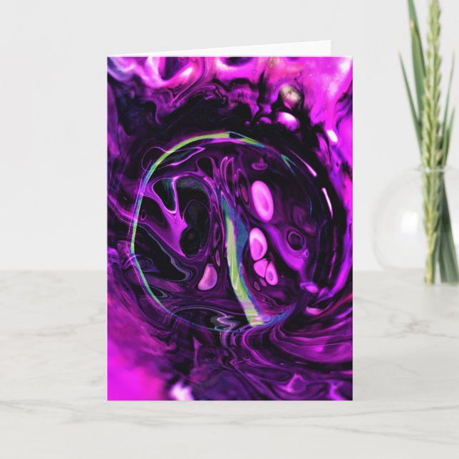 Abstraite Color Study 384, carte (Devant)