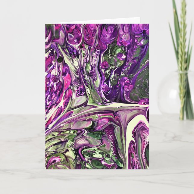 Abstraite Color Study 396, carte (Devant)