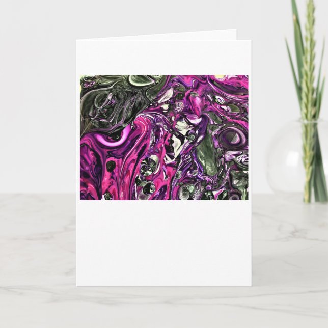 Abstraite Color Study 398, carte (Devant)