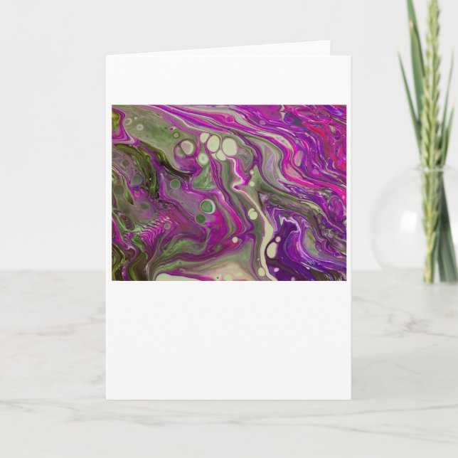 Abstraite Color Study 402, carte (Devant)