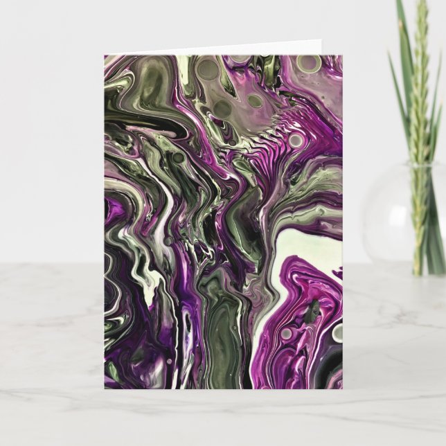 Abstraite Color Study 404, carte (Devant)