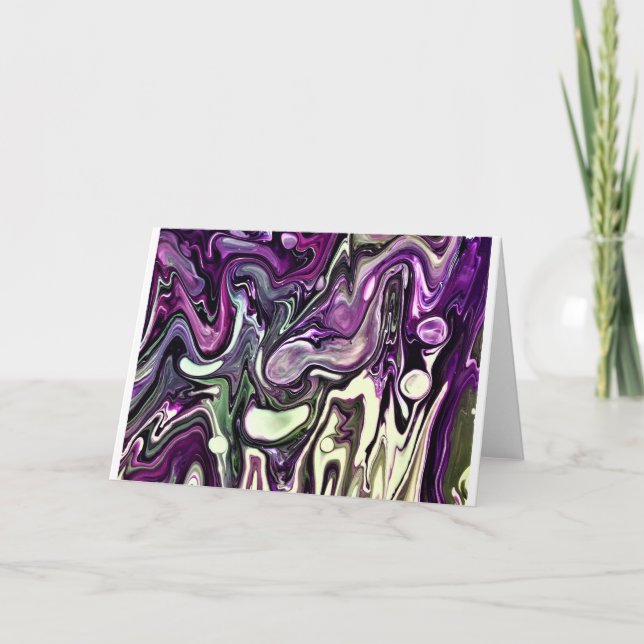 Abstraite Color Study 408, carte (Devant)