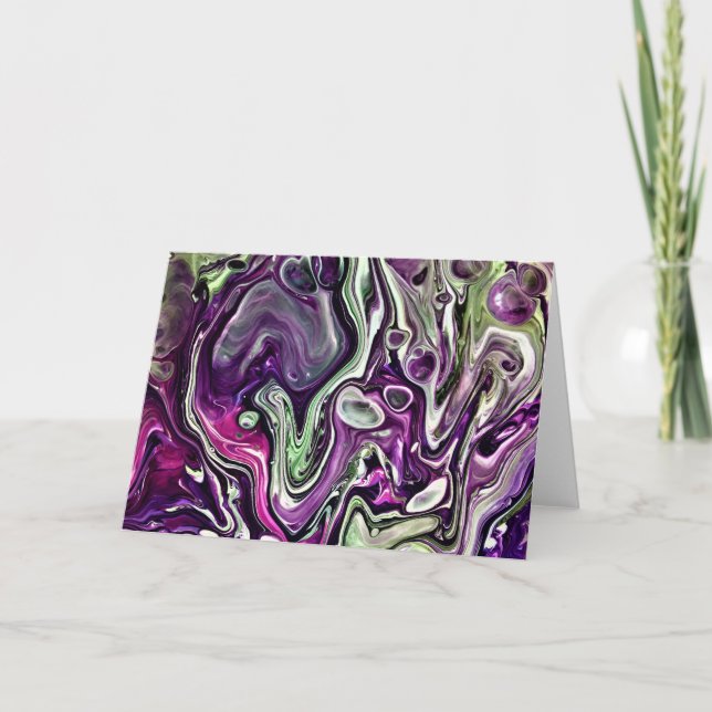 Abstraite Color Study 409, carte (Devant)