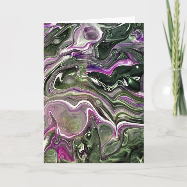 Abstraite Color Study 414, carte (Devant)