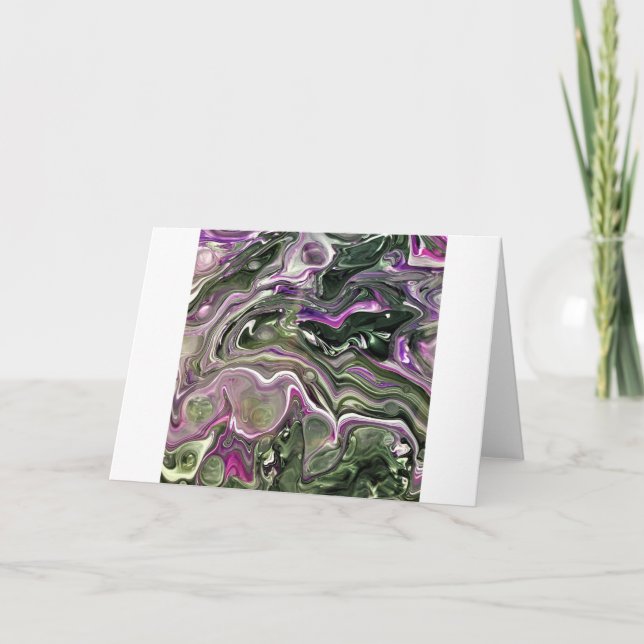 Abstraite Color Study 414, carte (Devant)