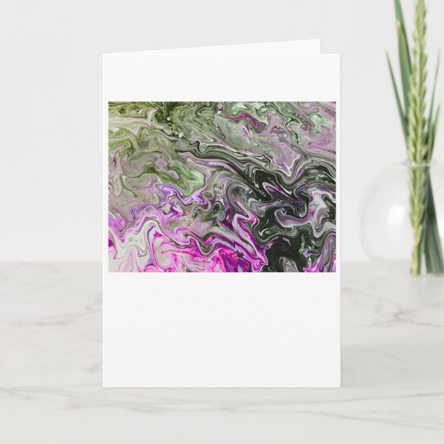 Abstraite Color Study 419, carte (Devant)