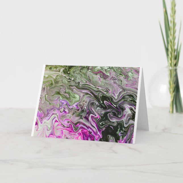 Abstraite Color Study 419, carte (Devant)