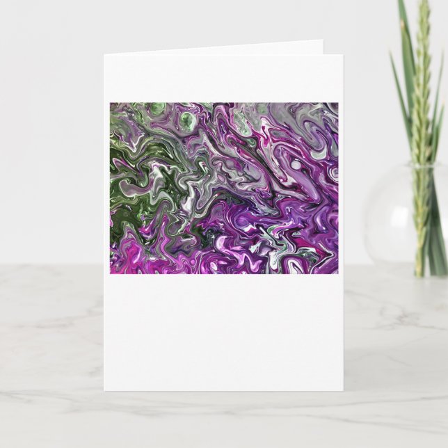 Abstraite Color Study 427, carte (Devant)