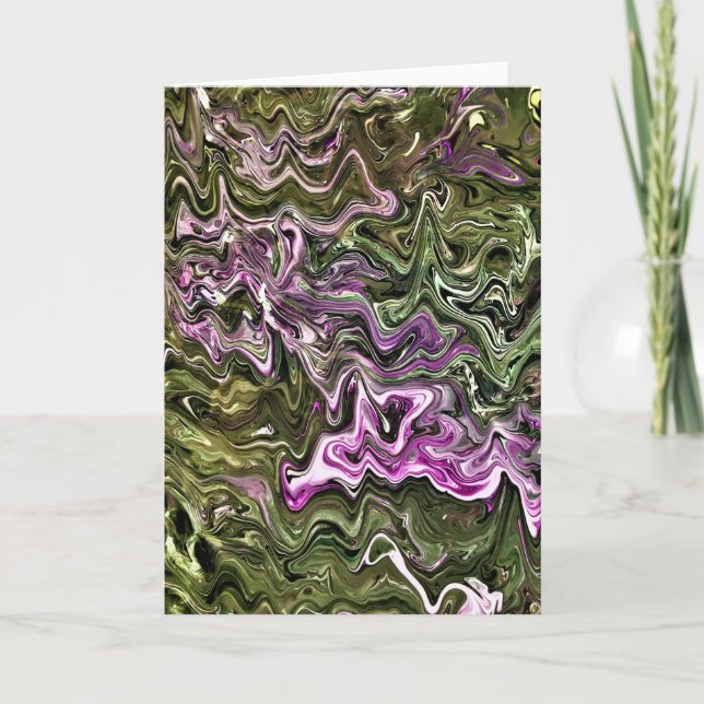 Abstraite Color Study 449, carte (Devant)