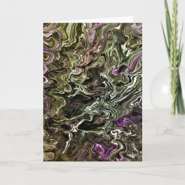 Abstraite Color Study 467, carte (Devant)
