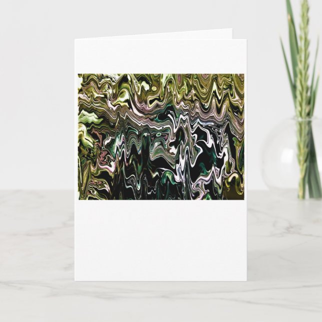 Abstraite Color Study 477, carte (Devant)