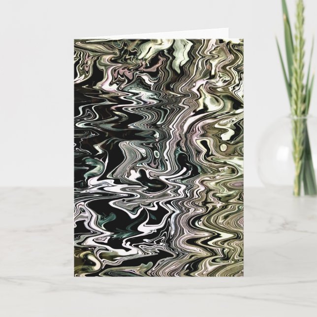 Abstraite Color Study 477, carte (Devant)
