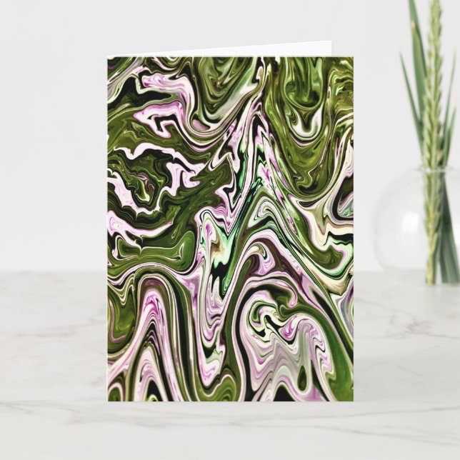 Abstraite Color Study 480, carte (Devant)