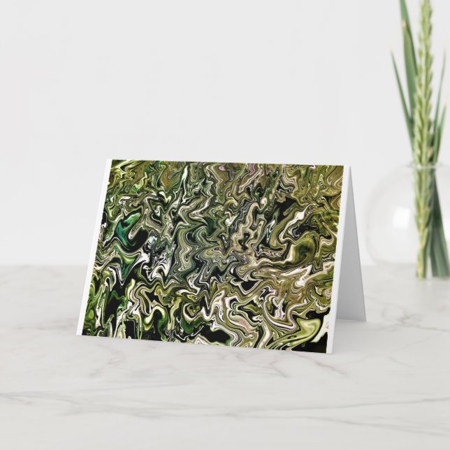 Abstraite Color Study 487, carte (Devant)