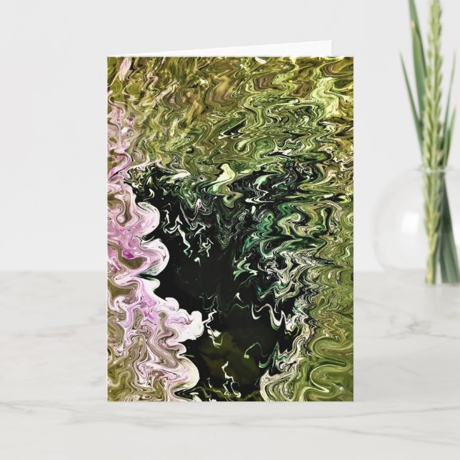 Abstraite Color Study 494, carte (Devant)