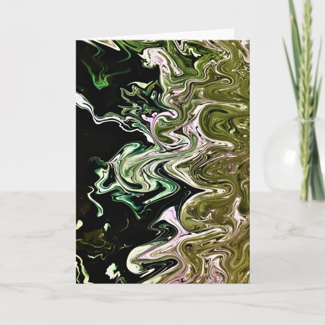 Abstraite Color Study 498, carte (Devant)