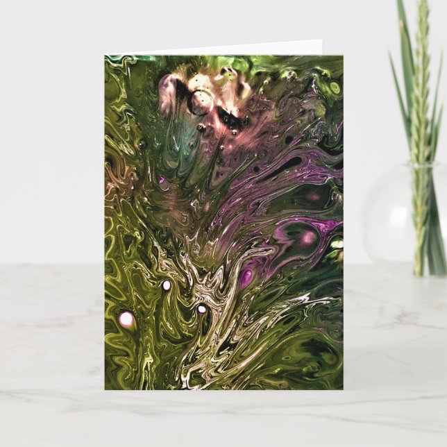 Abstraite Color Study 499, carte (Devant)